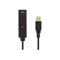 Produktbild för DELTACO USB-EX10M - USB-kabel - USB typ B till USB - 10 m