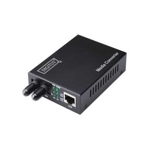 Digitus DIGITUS Professional DN-82010-1 - fibermediekonverterare - 10Mb LAN, 100Mb LAN