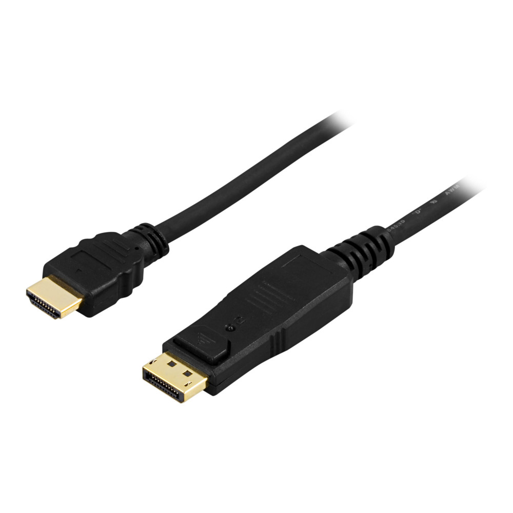 Produktbild för DELTACO DP-3020 - adapterkabel - DisplayPort / HDMI - 2 m
