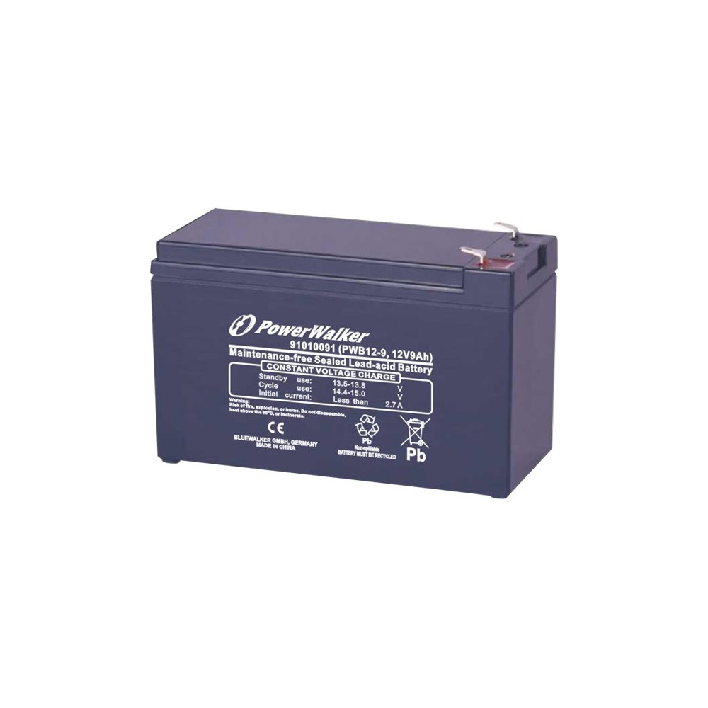 Produktbild för PowerWalker PWB12 Series PWB12-9 - UPS-batteri - Bly-syra - 9 Ah