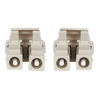 Produktbild för Intellinet Fiber Optic Patch Cable, OM3, LC/LC, 2m, Aqua, Duplex, Multimode, 50/125 µm, LSZH, Fibre, Lifetime Warranty, Polybag - patch-kabel - 2 m - havsblå