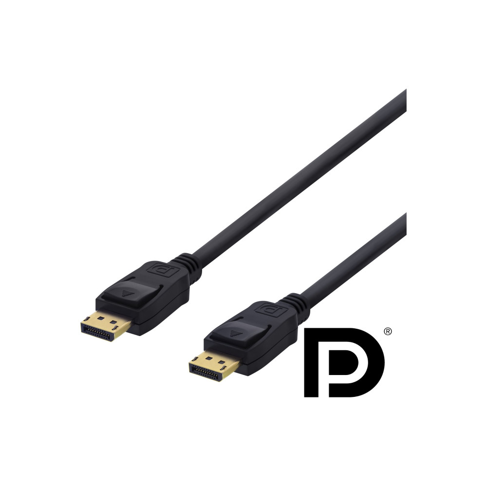 Produktbild för DELTACO DP-1030D - DisplayPort-kabel - DisplayPort till DisplayPort - 3 m