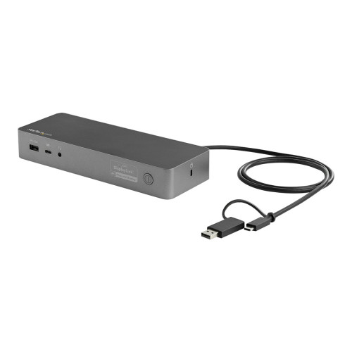 StarTech.com StarTech.com Universell dockningsstation för bärbara datorer med två 4K-bildskärmar - USB-C/USB 3.0 - 100W PD - dockningsstation - USB-C - 2 x HDMI, 2 x DP - 1GbE
