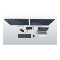 Produktbild för StarTech.com Universell dockningsstation för bärbara datorer med två 4K-bildskärmar - USB-C/USB 3.0 - 100W PD - dockningsstation - USB-C - 2 x HDMI, 2 x DP - 1GbE
