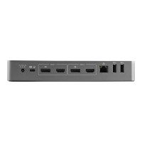 Produktbild för StarTech.com Universell dockningsstation för bärbara datorer med två 4K-bildskärmar - USB-C/USB 3.0 - 100W PD - dockningsstation - USB-C - 2 x HDMI, 2 x DP - 1GbE