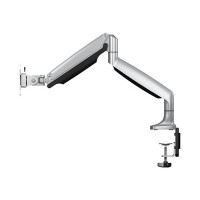 Produktbild för ICY BOX IB-MS504-T monteringssats - justerbar arm - för 2 monitorer - svart, silver