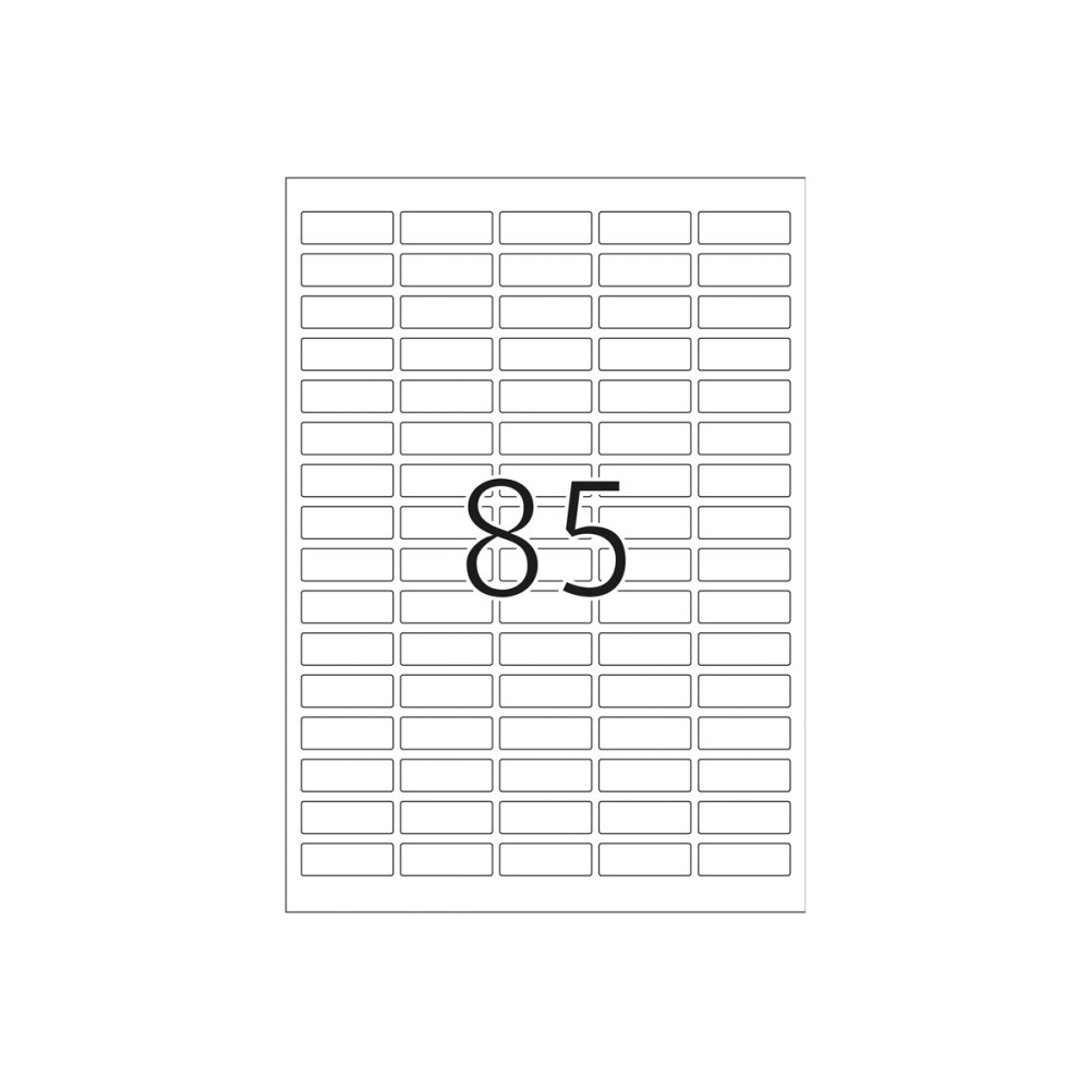 Produktbild för HERMA - etiketter - matt - 2125 etikett (er) - 37 x 13 mm