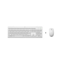 Produktbild för HP 230 - sats med tangentbord och mus - QWERTY - engelska - vit Inmatningsenhet