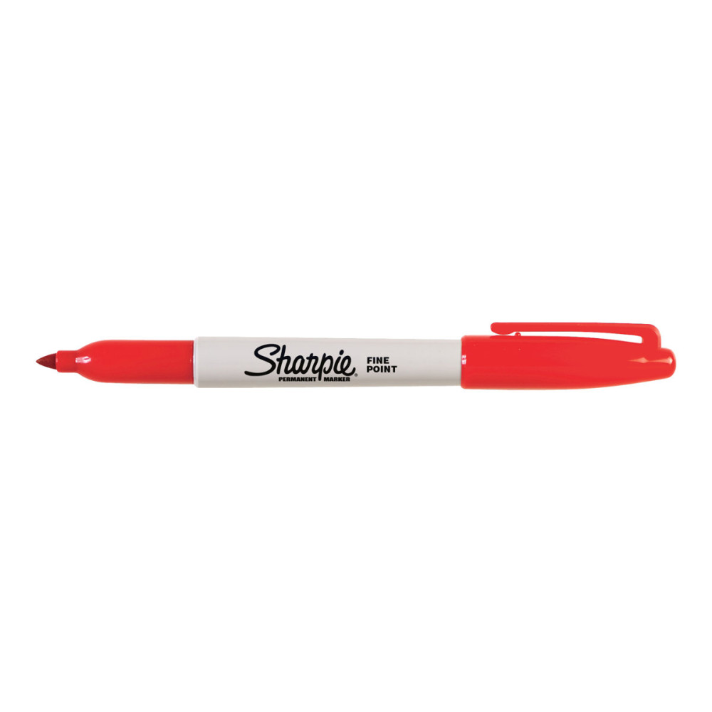 Produktbild för Sharpie - markering - röd (paket om 12)