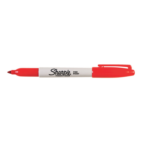 Newell Brands Sharpie - markering - röd (paket om 12)