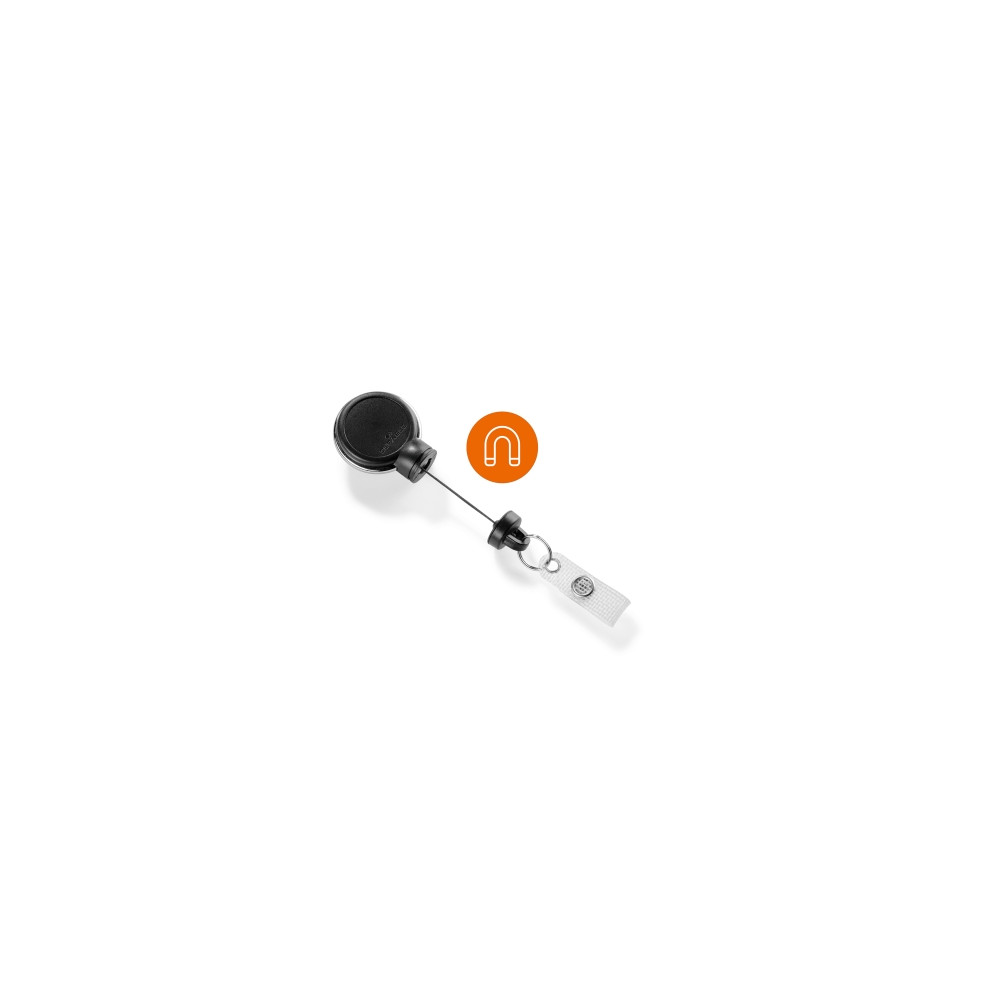 Produktbild för Durable 834901, Passerkortsvinda, Svart, 1 styck, Plast, 35...