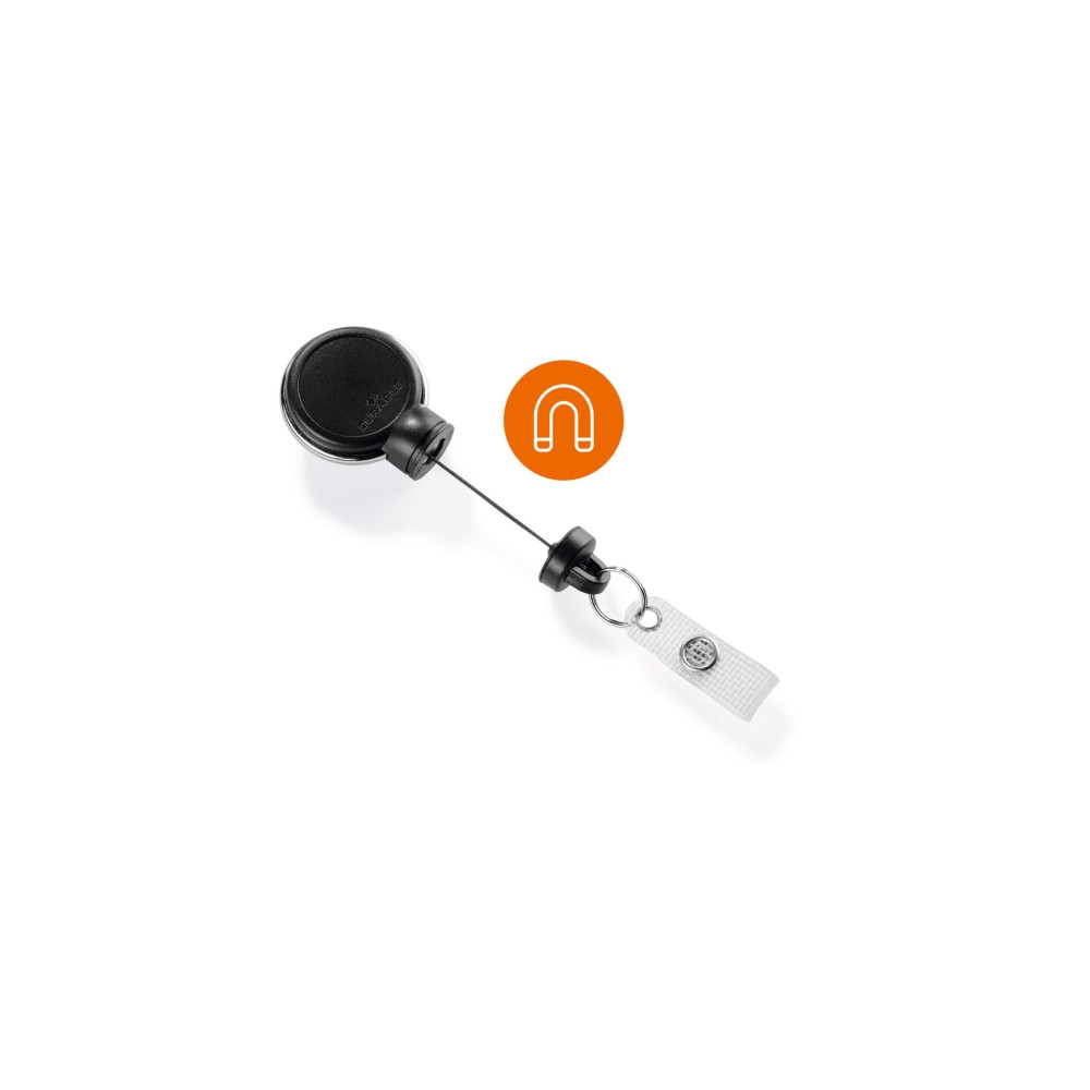 Produktbild för Durable 834901, Passerkortsvinda, Svart, 1 styck, Plast, 35...