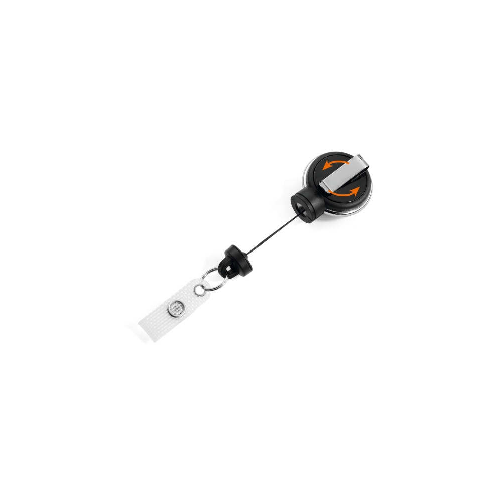 Produktbild för Durable 834901, Passerkortsvinda, Svart, 1 styck, Plast, 35...