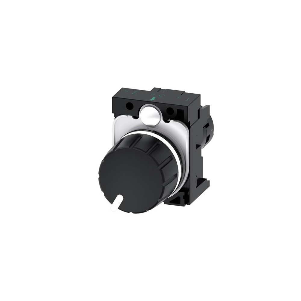 Produktbild för Siemens 3SU12002PW101AA0 3SU1200-2PW10-1AA0 vridpotentiomete...