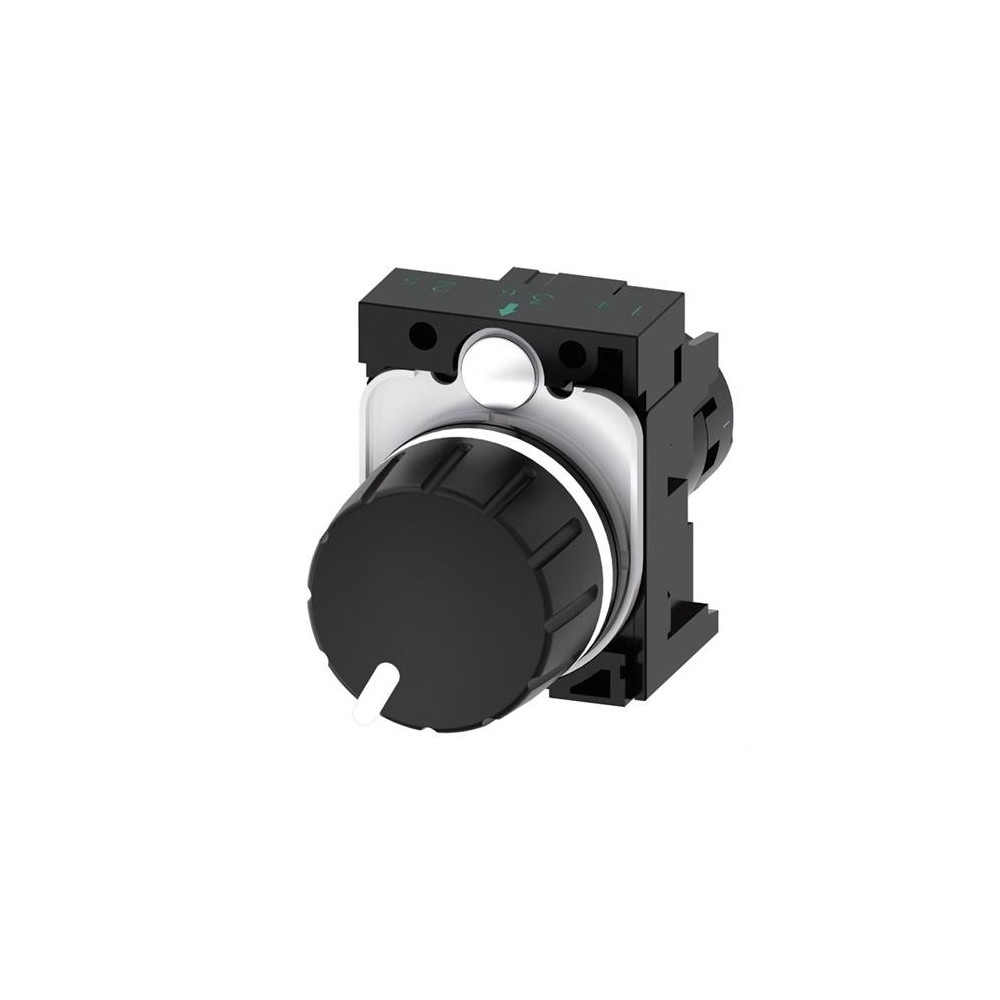 Produktbild för Siemens 3SU12002PW101AA0 3SU1200-2PW10-1AA0 vridpotentiomete...