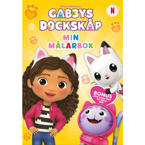 Tukan Förlag Gabbys dockskåp. Min målarbok (häftad)
