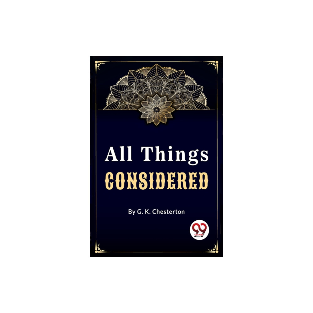Produktbild för All Things Considered (häftad, eng)