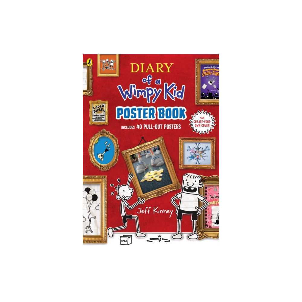 Produktbild för Diary of a Wimpy Kid Poster Book (Includes 40 Pull-Out Posters) (häftad, eng)