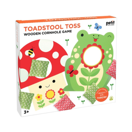 Chronicle Books Toadstool Toss Wooden Cornhole Game