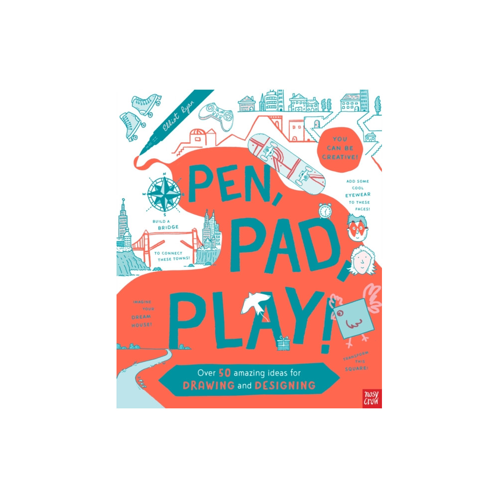 Produktbild för Pen, Pad, Play!: Over 50 Amazing Ideas for Drawing and Designing (häftad, eng)