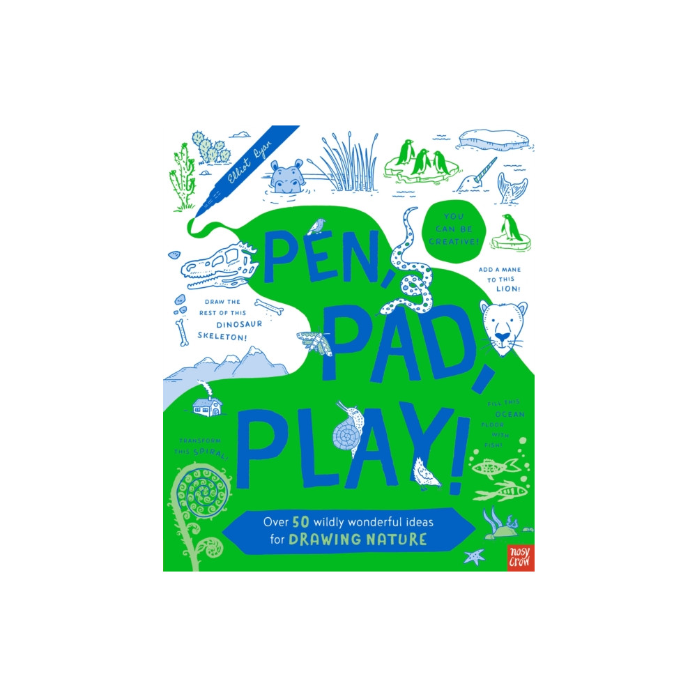 Produktbild för Pen, Pad, Play!: Over 50 Wildly Wonderful Ideas for Drawing Nature (häftad, eng)