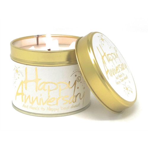 LILY FLAME CANDLES Happy Anniversary - Scented Tin Candle