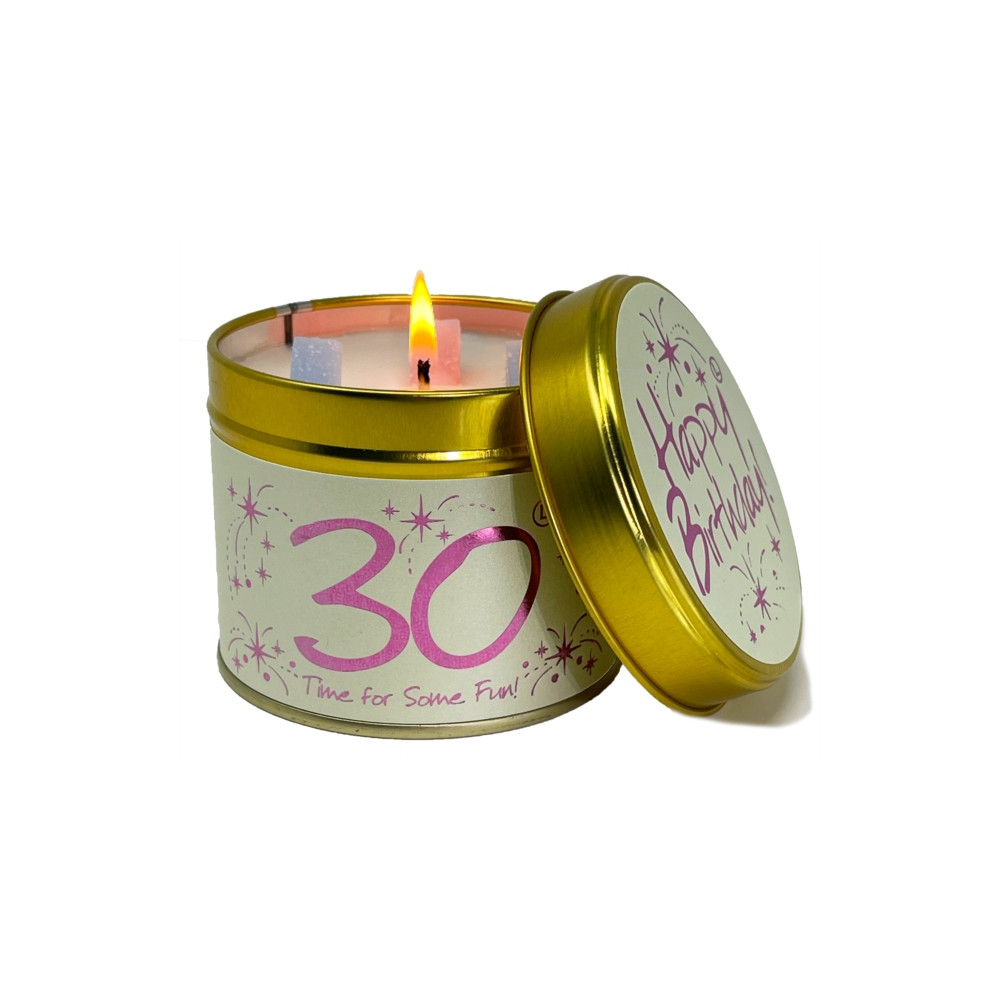 Produktbild för Happy Birthday 30 - Scented Tin Candle