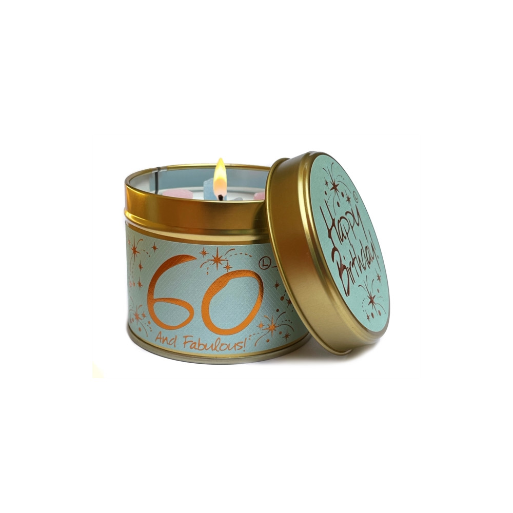 Produktbild för Happy Birthday 60 - Scented Tin Candle