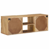 Produktbild för Vägg TV Skåp med hylla med lagring med dörr 100 x 30 x 35 cm