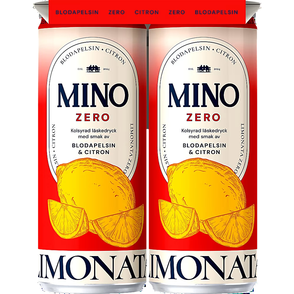 Produktbild för Blodapelsin Citron Zero 33cl 4-pack
