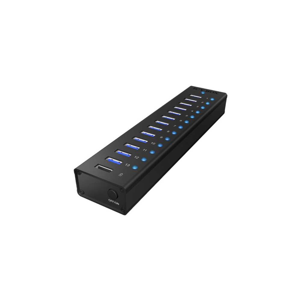 Produktbild för ICY BOX IB-AC6113 - hubb - 13 portar