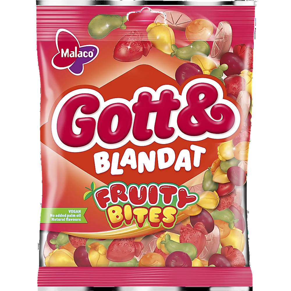 Produktbild för Gott & Blandat Fruity Bites 170g