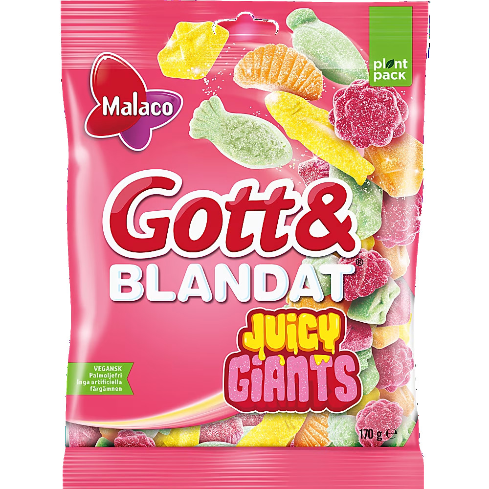 Produktbild för Gott & Blandat Juicy Giants 170g