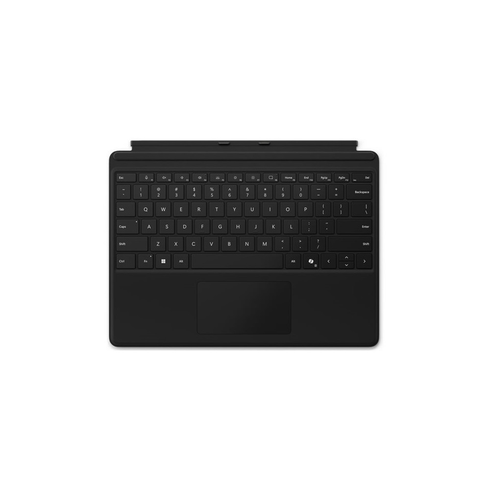 Produktbild för Microsoft Surface Pro Keyboard - tangentbord - med pekplatta, accelerometer - AZERTY - fransk - svart Inmatningsenhet