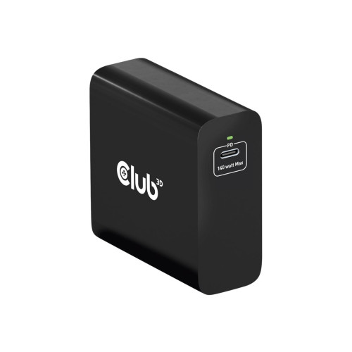 Club 3D Club 3D strömadapter - GaN-teknik - USB-C - 140 Watt