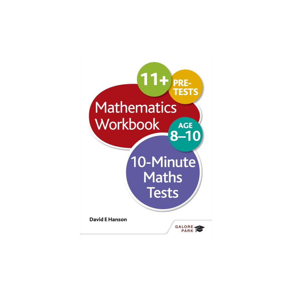 Produktbild för 10-Minute Maths Tests Workbook Age 8-10 (häftad, eng)