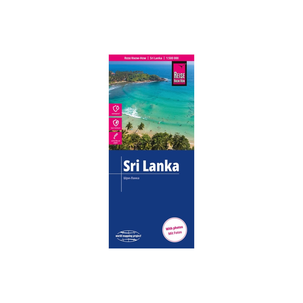 Produktbild för Sri Lanka (1:500,000)