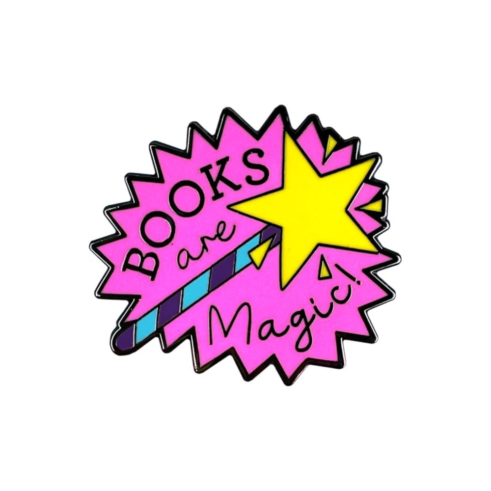 Produktbild för Books Are Magic Pin Badge