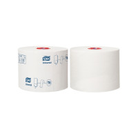 Produktbild för Tork Universal Mid-Size T6 - toalettpapper - rulle - 135 m - vit (paket om 27)