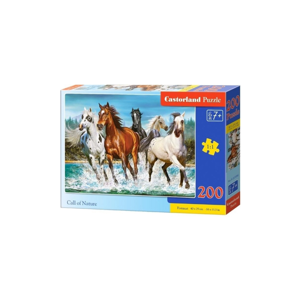 Produktbild för Castorland B-222056 delar Hobby Call of Nature pussel, 200 b...
