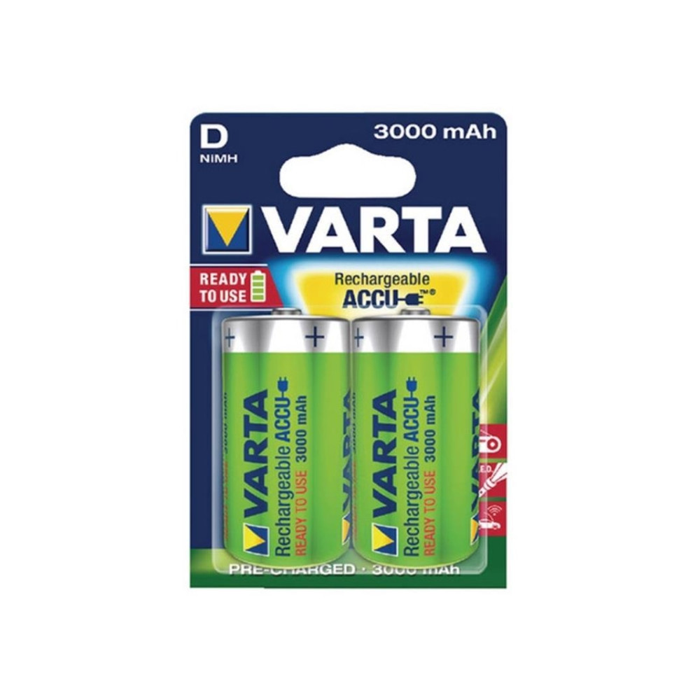 Produktbild för Varta Power Accu batteri - 2 x D - NiMH