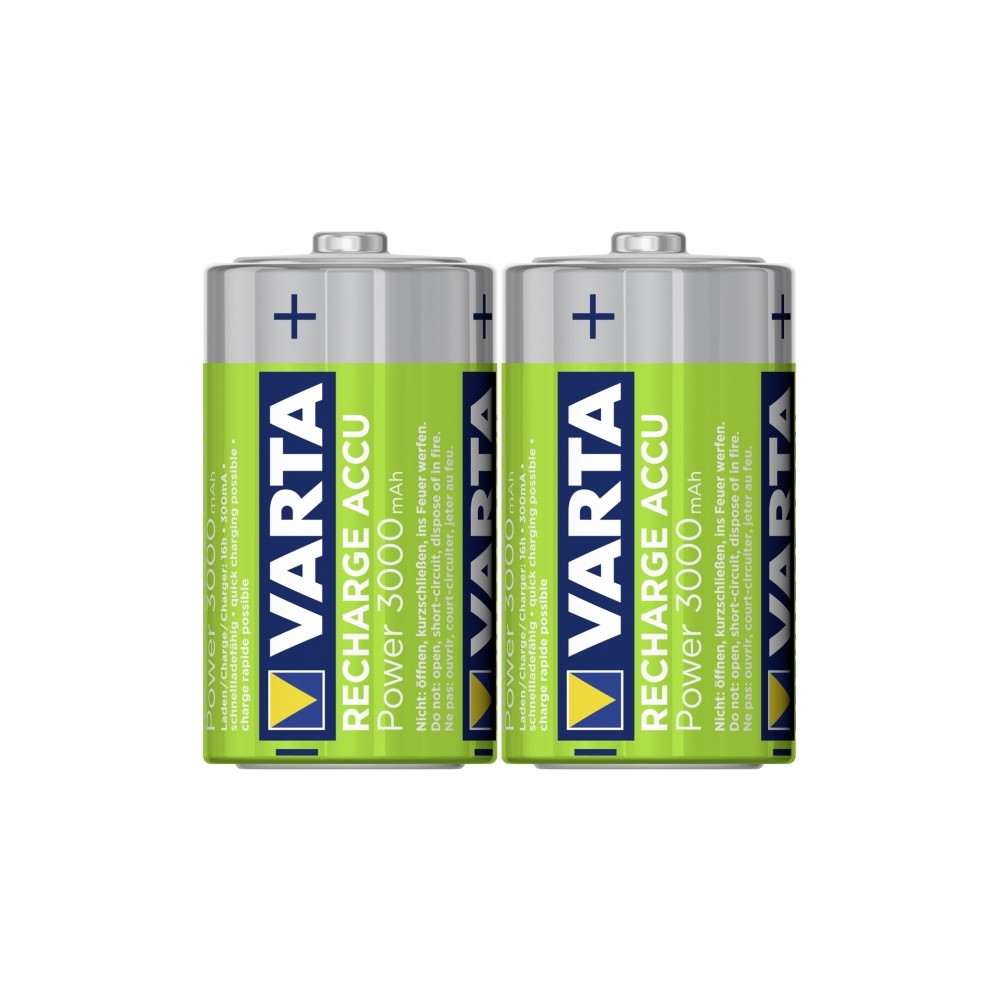 Produktbild för Varta Power Accu batteri - 2 x D - NiMH