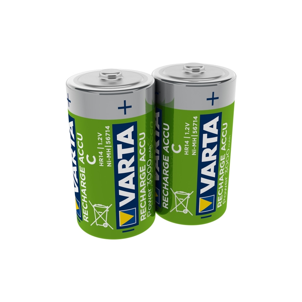 Produktbild för Varta Power Accu batteri - 2 x D - NiMH