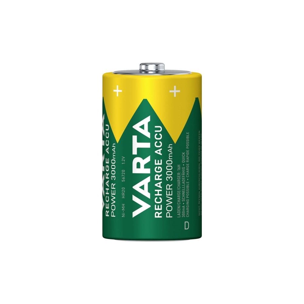 Produktbild för Varta Power Accu batteri - 2 x D - NiMH