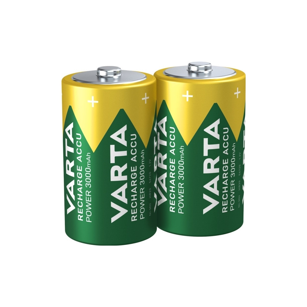 Produktbild för Varta Power Accu batteri - 2 x D - NiMH