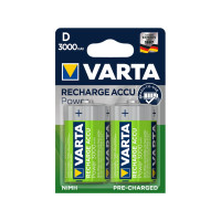 Produktbild för Varta Power Accu batteri - 2 x D - NiMH