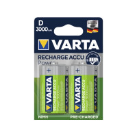 Produktbild för Varta Power Accu batteri - 2 x D - NiMH
