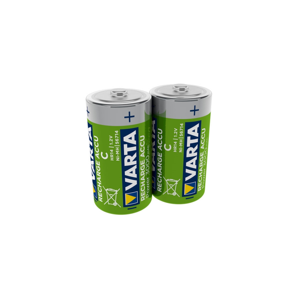 Produktbild för Varta Power Accu batteri - 2 x D - NiMH