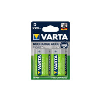 Produktbild för Varta Power Accu batteri - 2 x D - NiMH
