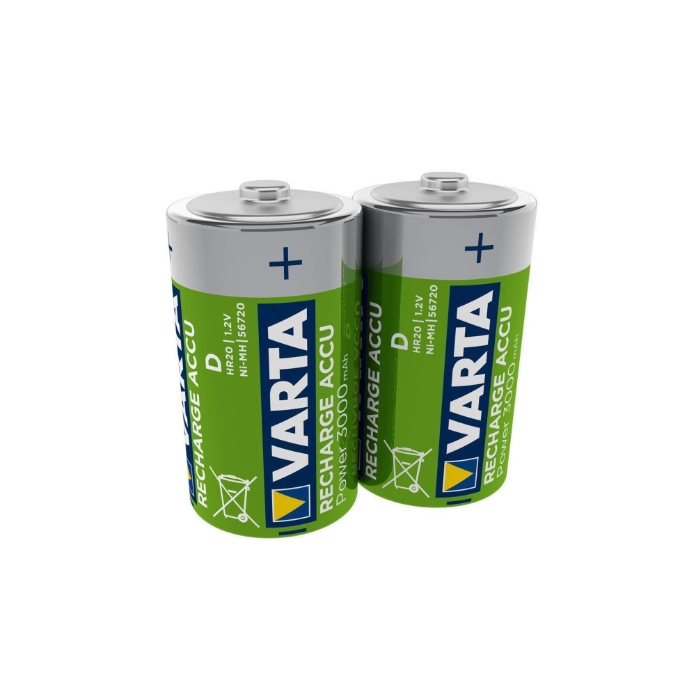 Produktbild för Varta Power Accu batteri - 2 x D - NiMH